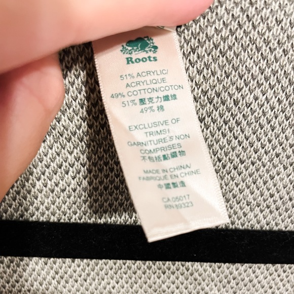 Roots Shawl Open Cardigan (O/S) - Picture 4 of 4